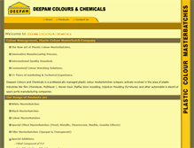 Tablet Screenshot of deepamcoloursandchemicals.com